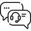 24/7 Online Customer Support Chat Icon
